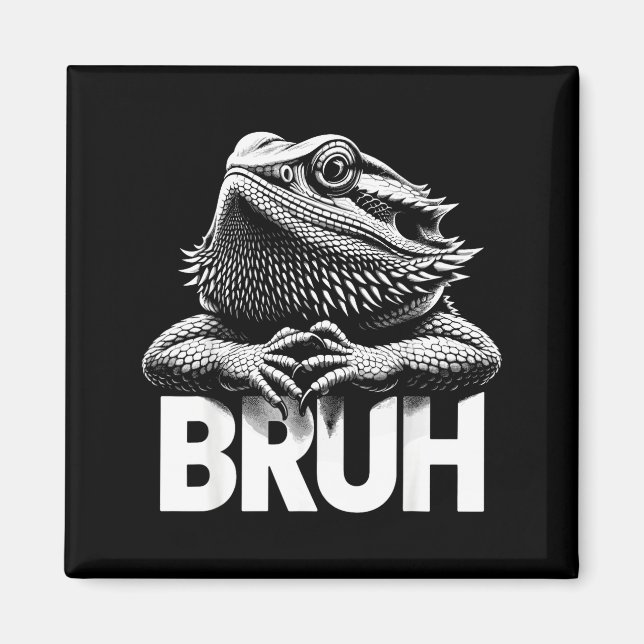 Aimant Bruh Dragon Barbu  (Devant)