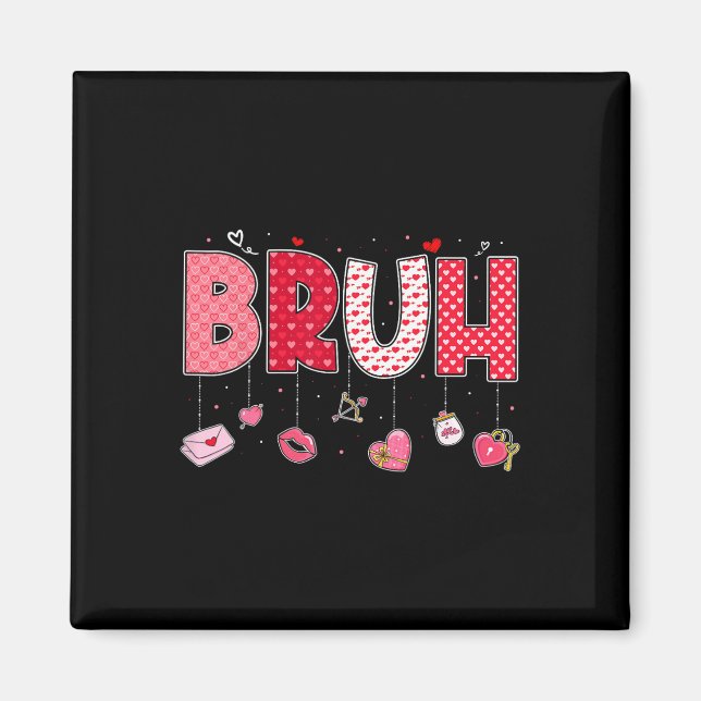 Aimant Bruh Mème Citation Drôle Frère Salutation Adolesce (Devant)