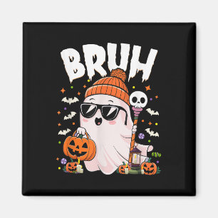 Aimant Bruh Mignonne Ghost Trick Ou Traiter Costume Hallo