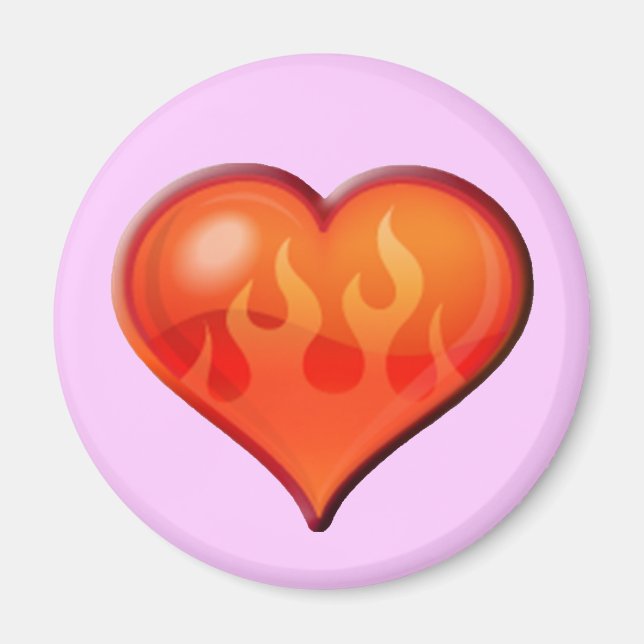 Aimant Brûler le coeur flamand (Devant)