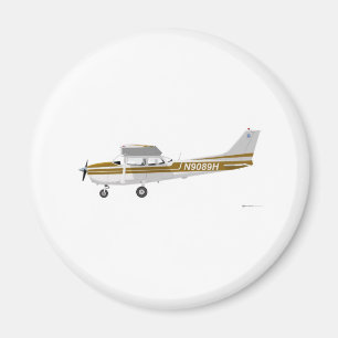 Aimant Brun de Cessna 172 Skyhawk