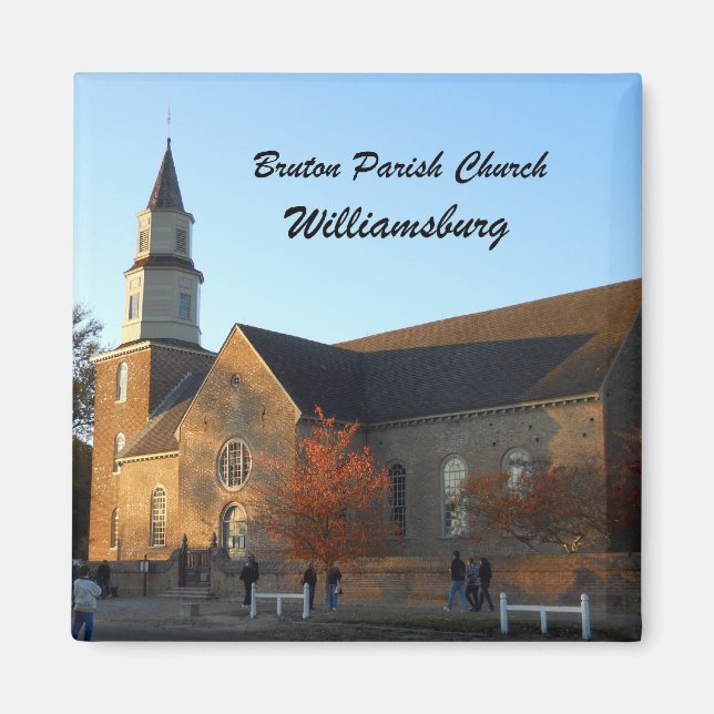 Aimant Bruton Parish Church, Williamsburg (Devant)