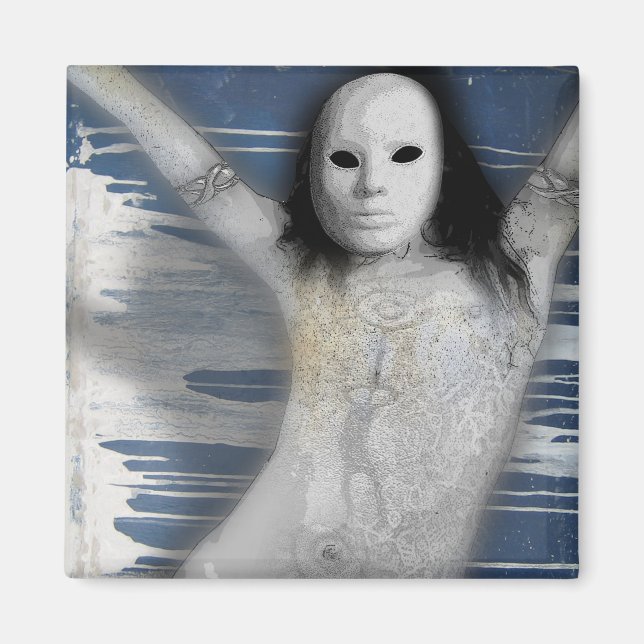 Aimant bruxe blanche (Devant)