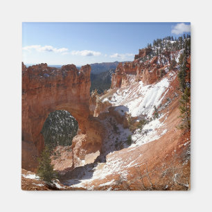 Aimant Bryce Canyon Pont naturel Paysage neigeux Photo