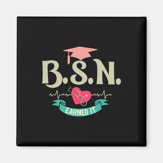 Aimant Bsn A Obtenu Son Diplôme D'Infirmière Supérieure E (Devant)
