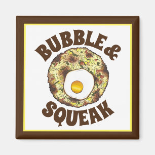 Aimant Bubble et Squeak Brunch Royaume-Uni Cuisine alimen