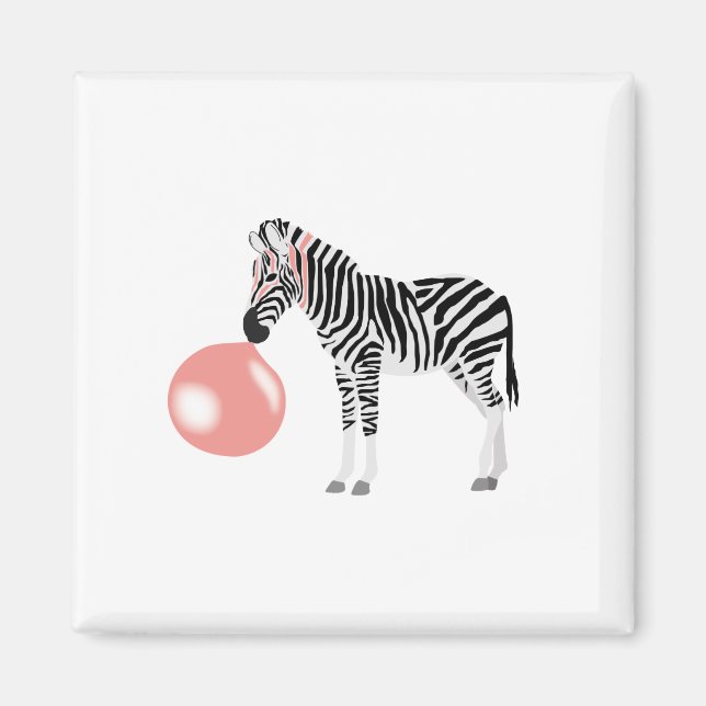Aimant Buble Gum Zebra Blowbble (Devant)