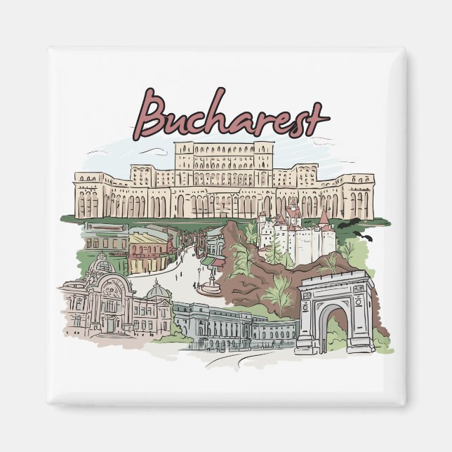 Aimant Bucarest - Roumanie.png (Devant)