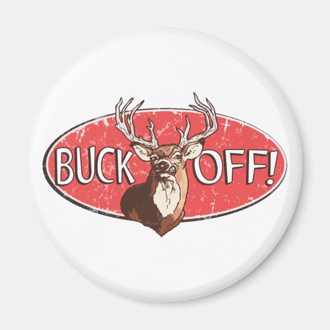 Aimant Buck Off par Mudge Studios (Devant)