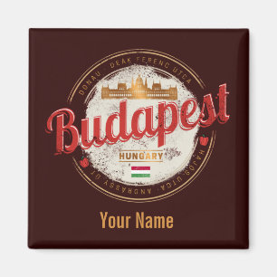 Aimant Budapest Design Hongrie Parlement Vintage