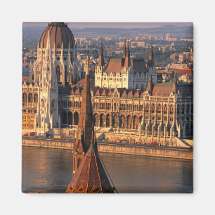 Aimant Budapest, Hongrie, Danube, Parlement