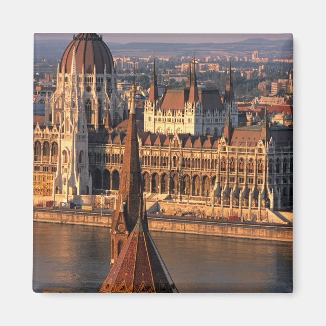 Aimant Budapest, Hongrie, Danube, Parlement (Devant)
