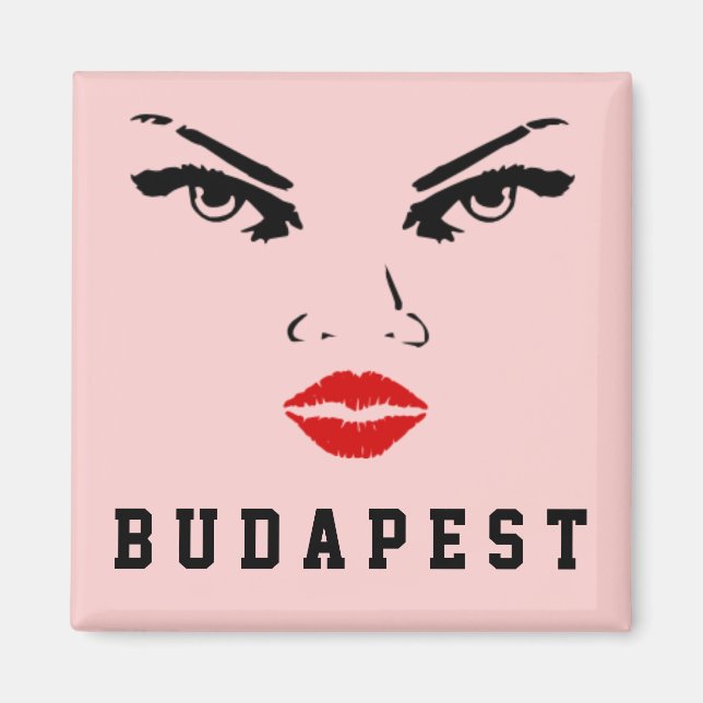 Aimant Budapest, Hongrie Femme amie épouse (Devant)