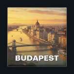 Aimant Budapest Hongrie Parlement Voyages<br><div class="desc">Budapest, capitale de la Hongrie, est l'une des villes les plus enchanteresses d'Europe, connue pour son architecture étonnante, son histoire riche et son paysage culturel dynamique. Divisée par le Danube, la ville se compose de deux parties : Buda, avec ses châteaux historiques et ses collines ondoyantes, et Pest, le centre...</div>