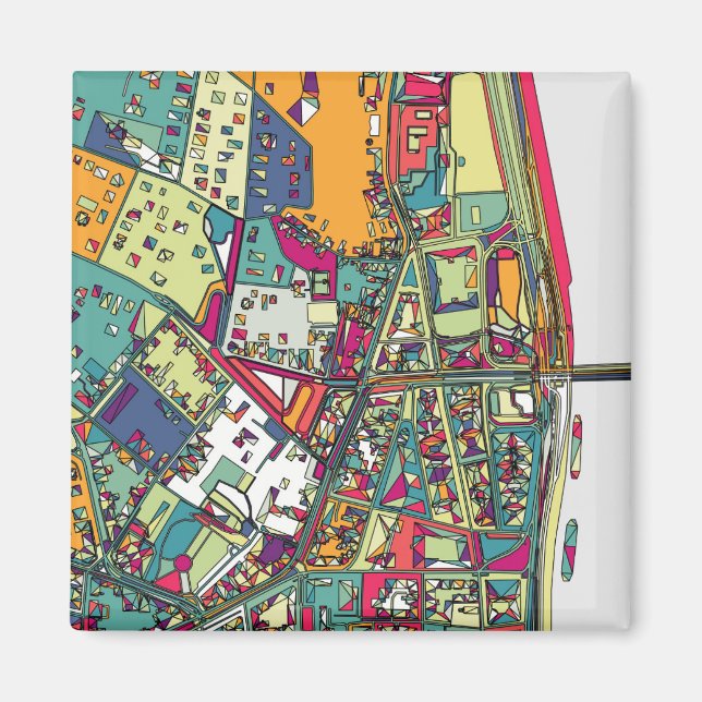 Aimant Budapest, Hongrie | Plan de ville (Devant)