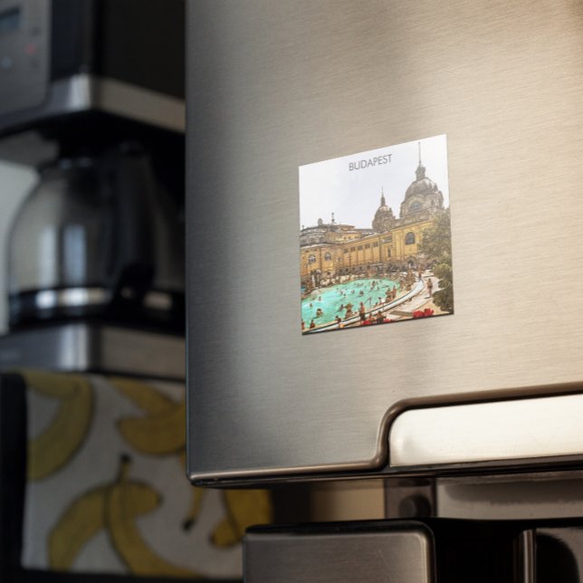 Aimant Budapest Hongrie Széchenyi Thermes (budapest hungary city magnet)