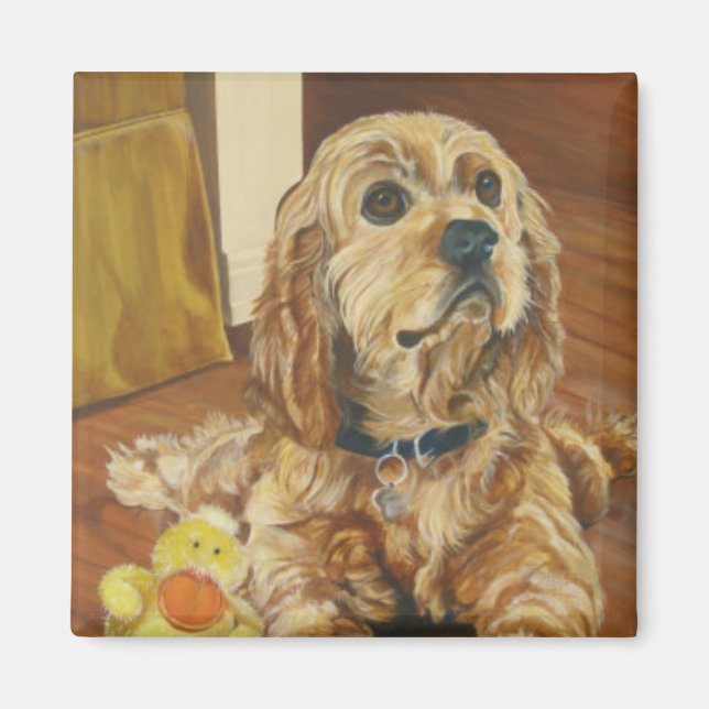 Aimant Buff Cocker Spaniel (Devant)