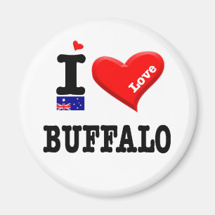 Aimant BUFFALO - I Love