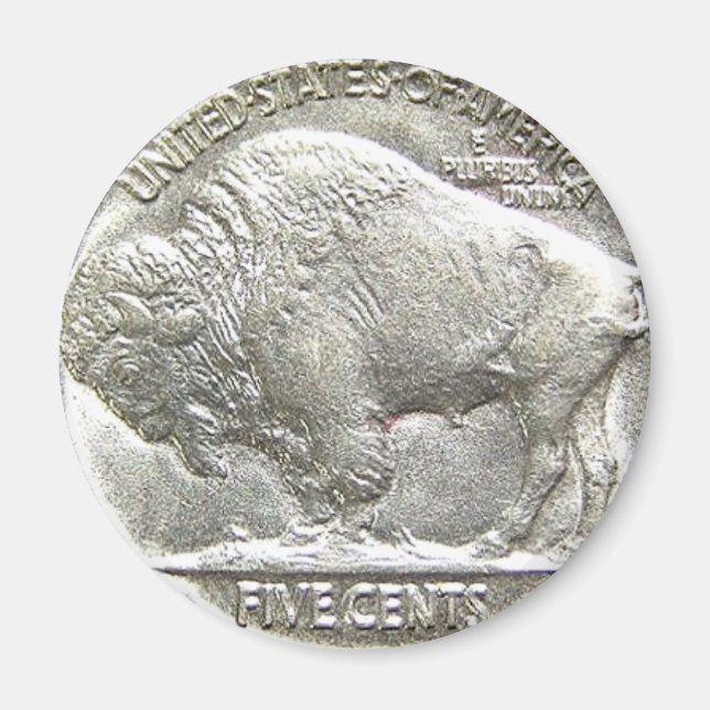 AIMANT BUFFALO NICKEL (Devant)
