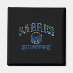 Aimant Buffalo Sabres Vintage Hockey Blanc Officiel de la