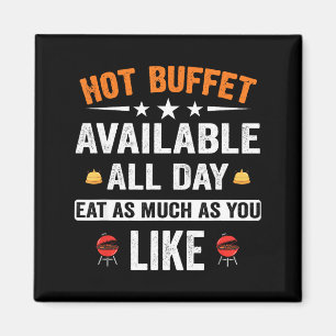 Aimant Buffet Chaud Disponible Tous Les Jours Mangez Auta