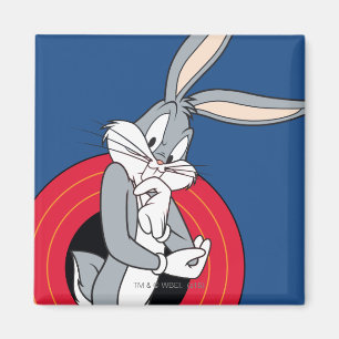 Aimant BUGS BUNNY™ à travers les anneaux LOONEY TUNES™
