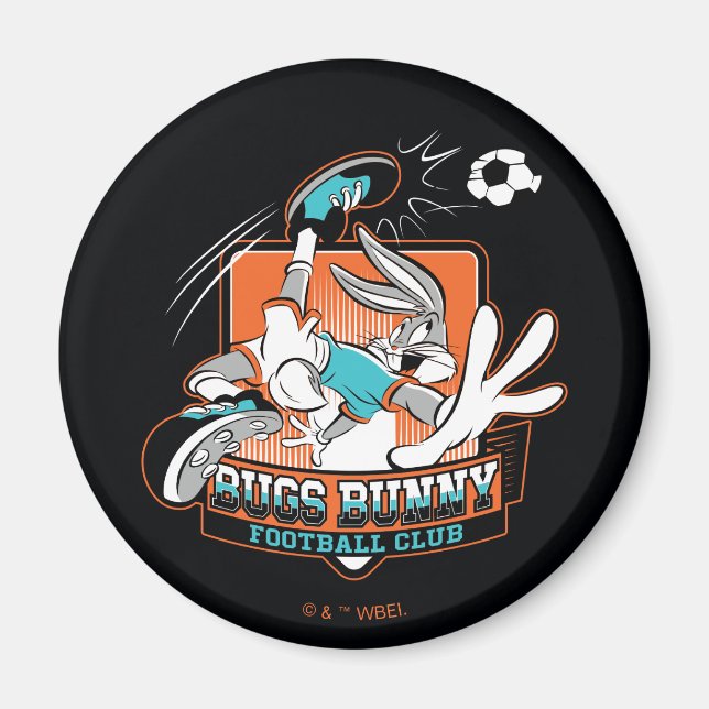 Aimant BUGS BUNNY™ Football Club Badge (Devant)