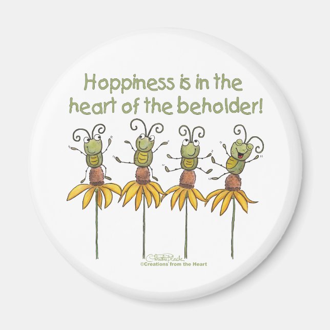 Aimant Bugs sur les fleurs (Devant)