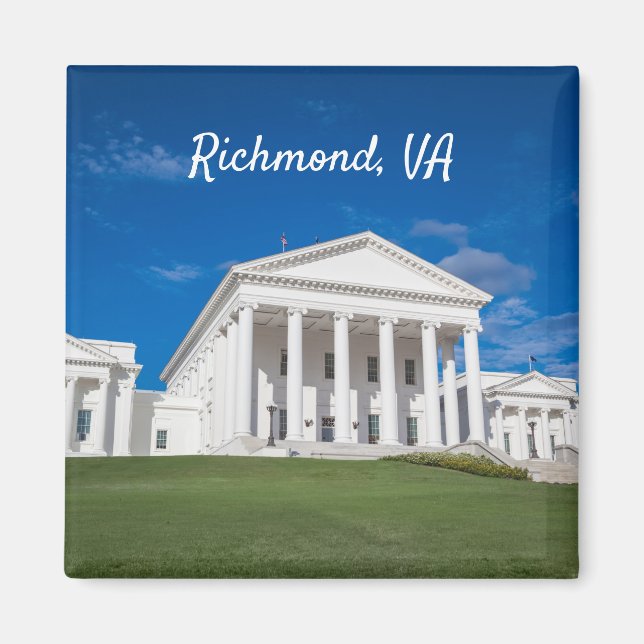 Aimant Building du Capitole de Virginie (Devant)