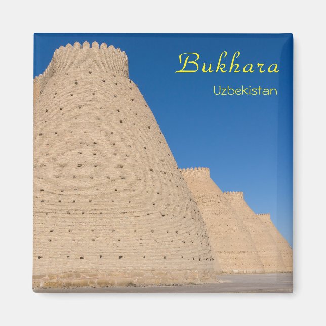 Aimant Bukhara, Ouzbékistan - Mur de la forteresse Ark (Devant)