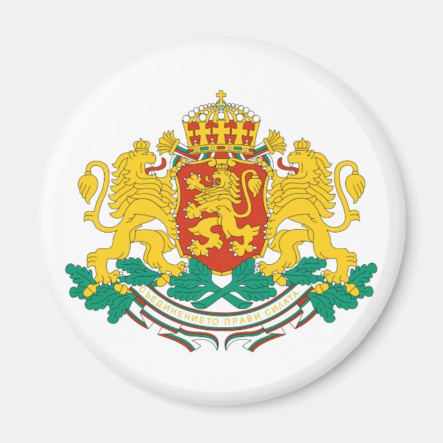 Aimant Bulgarie Armoiries (Devant)