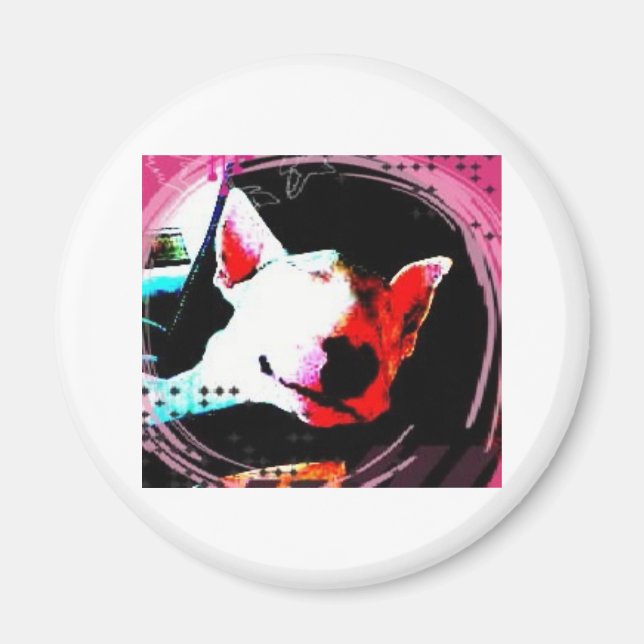Aimant bull terrier (Devant)