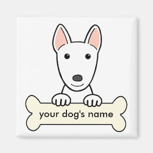 Aimant Bull-terrier personnalisé
