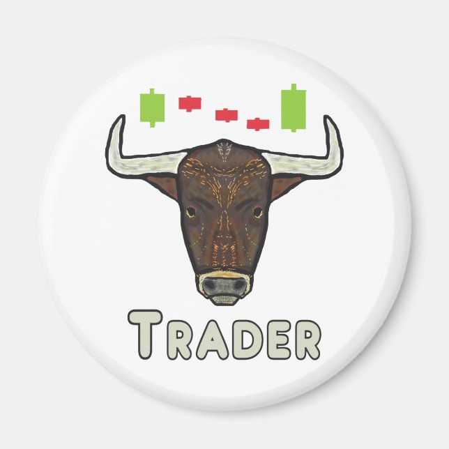 Aimant Bull Trader (Devant)