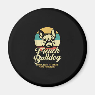 Aimant bulldog français Hommes amoureux de les chiens c