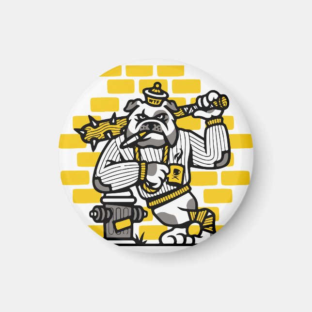 Aimant Bulldog Gang (Devant)