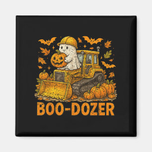 Aimant Bulldozer rétro Halloween Boitier Dozer Constructi