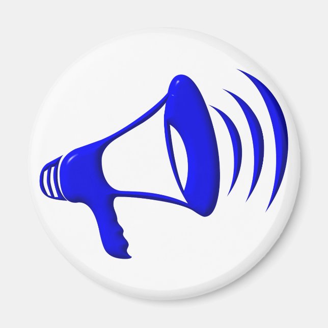 Aimant Bullhorn - Ajoutez vos propres mots (Devant)