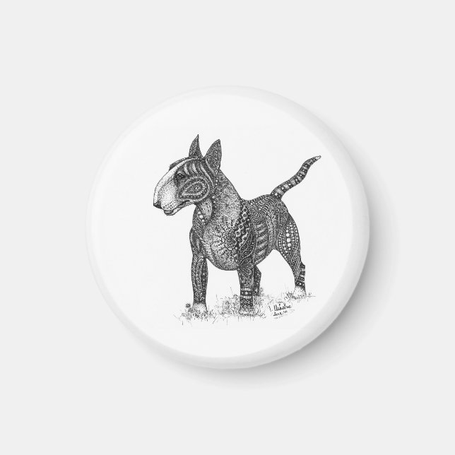 Aimant Bullterrier (Devant)