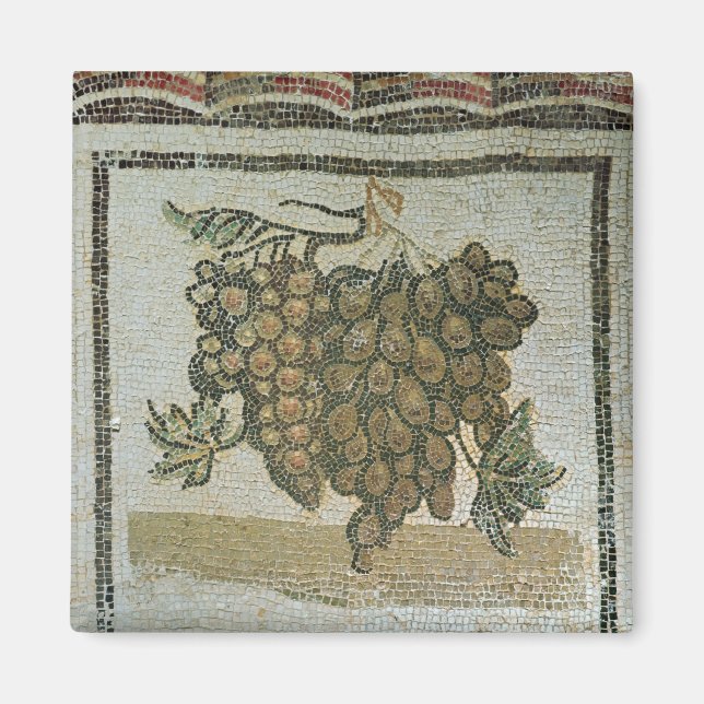 Aimant Bunch de raisins blancs, mosaïque romaine (Devant)