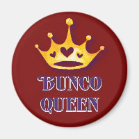 Bunco Queen Couronne royale rouge
