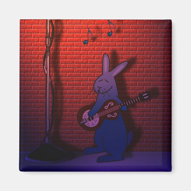 AIMANT BUNNY CHANTE LES BLUES (Devant)