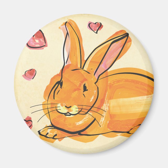 AIMANT BUNNY D'AMOUR (Devant)