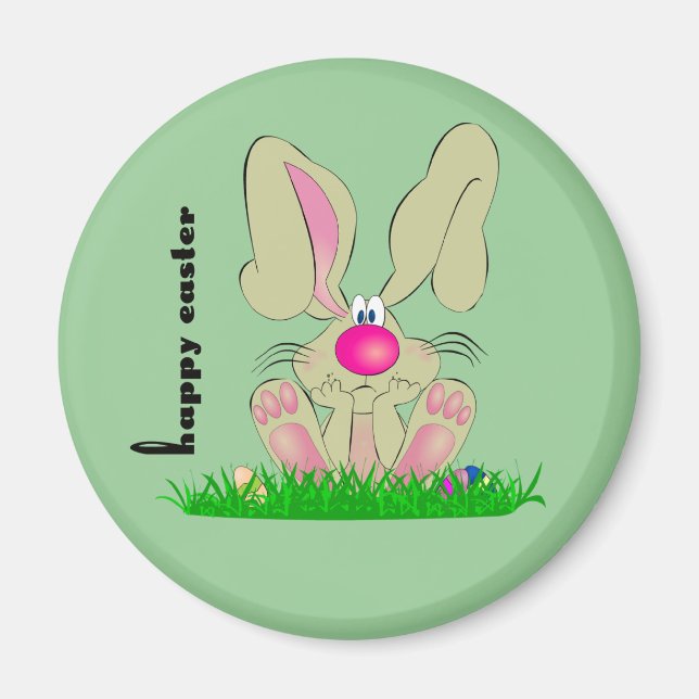 Aimant Bunny de Pâques (Devant)