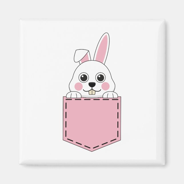 Aimant Bunny de poches (Devant)