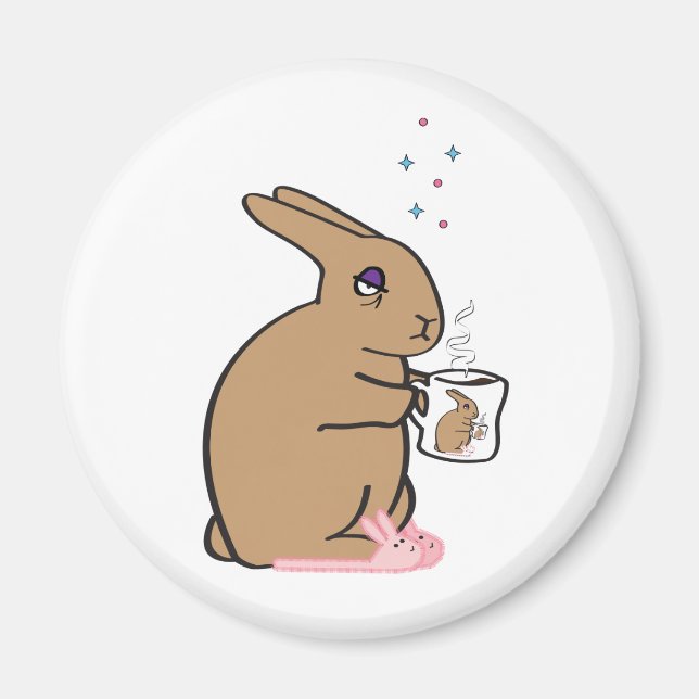 AIMANT BUNNY DU MATIN (Devant)