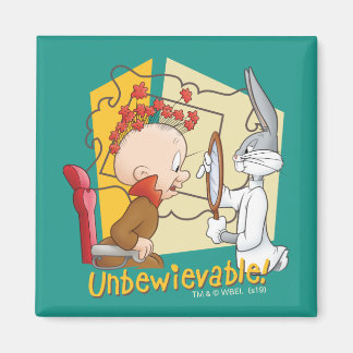 Aimant BUNNY™ et Elmer Fudd "Unbewievable" Barber BUGS