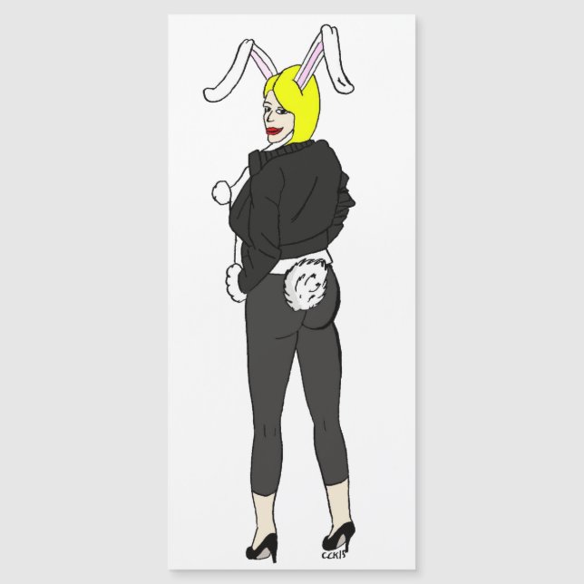 aimant bunnygirl (Devant)