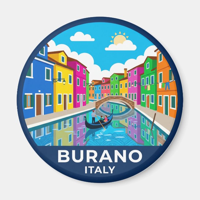 Aimant Burano Italie (Devant)