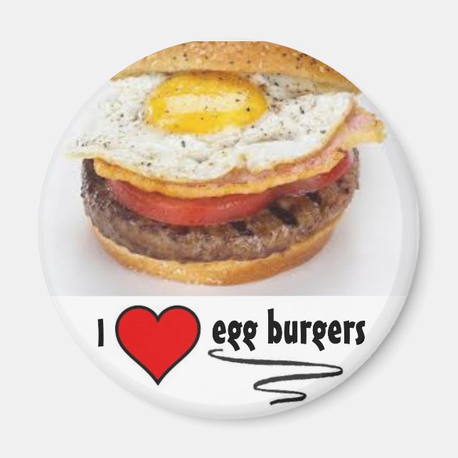 Aimant Burgers à oeufs (Devant)